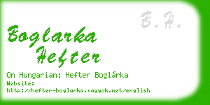 boglarka hefter business card